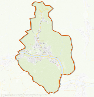 Das fips-Bediengebiet in Heidelberg, Stadtteile Schlierbach und Ziegelhausen als Karte.