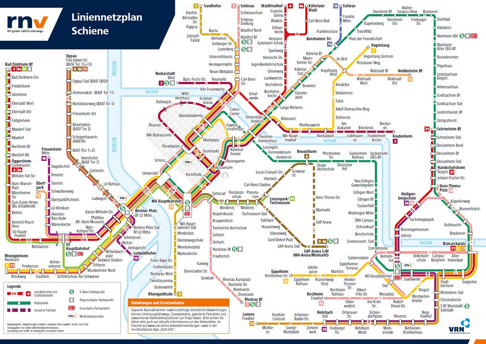 Liniennetzplan Schiene (Regelangebot) ab 10. August. Liniennetzplan (Regelangebot) Schiene ab 10. August.