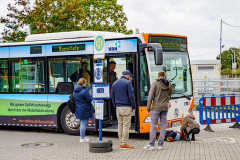rnv: Tag der offenen Tür 2022 Der Bus der Busschule stellt sich vor beim Tag der offenen Tür der rnv 2022.