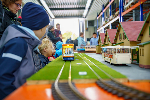 rnv: Tag der offenen Tür 2022 Modellbahn-Schau mit Stadtbahnen der rnv beim Tag der offenen Tür der rnv 2022.