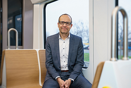 Christian Volz, kaufmännischer Geschäftsführer der Rhein-Neckar-Verkehr GmbH (rnv)