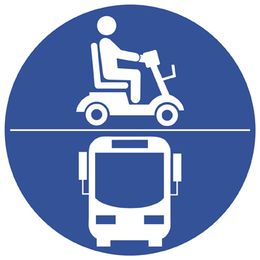 E-Scooter-Icon zur Kennzeichnung von E-Scootern