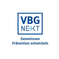 Logo der Unfallversicherung VBG "Gemeinsam Prävention entwickeln"